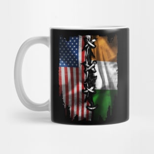 Irish American Flag USA Ireland Costume Gift Mug